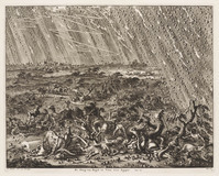 KG 05686
<br/>
Zevende plaag: hagel en vuur
<br/>
<em>Luyken, Jan (1649-1712)</em>